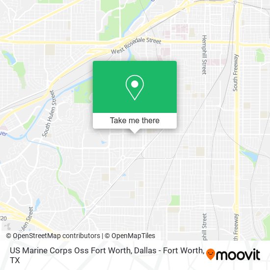 Mapa de US Marine Corps Oss Fort Worth