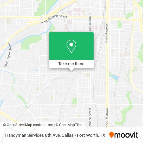 Handyman Services 8th Ave map