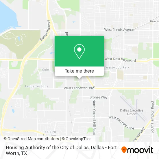 Housing Authority of the City of Dallas map