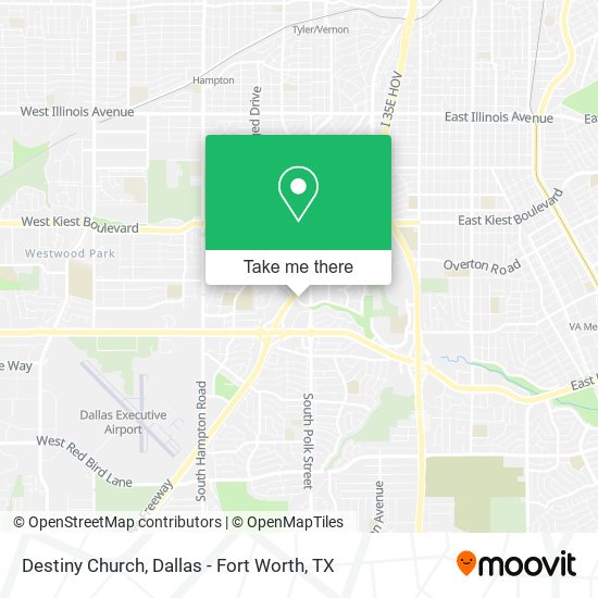 Destiny Church map