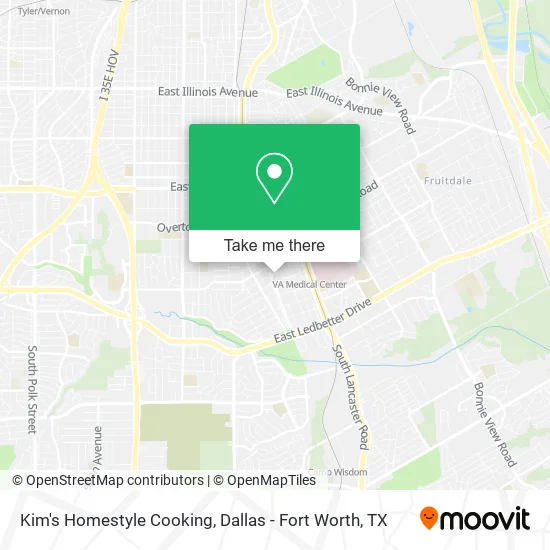 Mapa de Kim's Homestyle Cooking