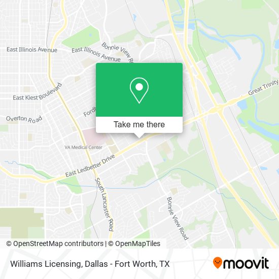 Mapa de Williams Licensing