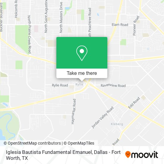 Mapa de Iglesia Bautista Fundamental Emanuel