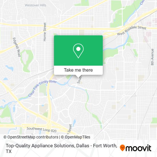 Top-Quality Appliance Solutions map