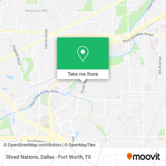 Shred Nations map