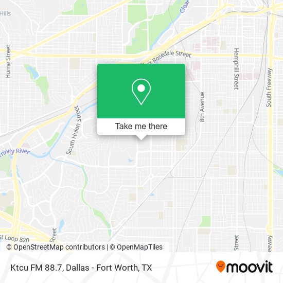 Ktcu FM 88.7 map