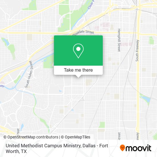 Mapa de United Methodist Campus Ministry