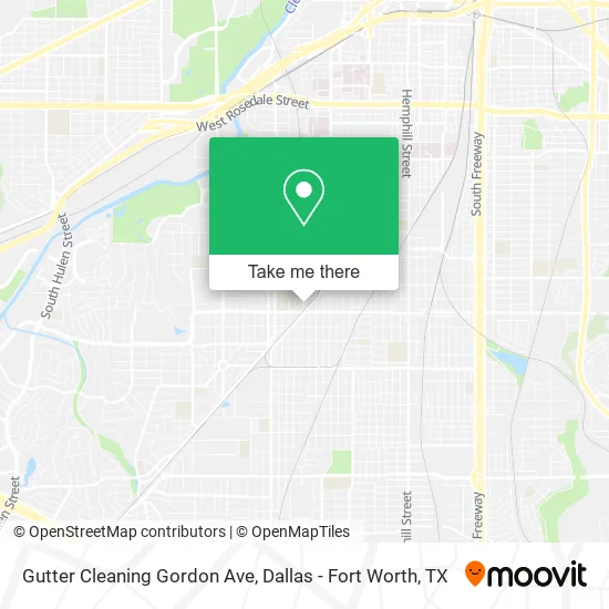 Gutter Cleaning Gordon Ave map