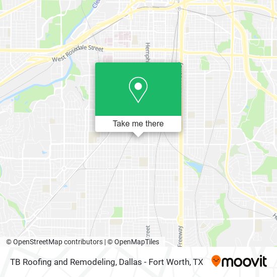Mapa de TB Roofing and Remodeling