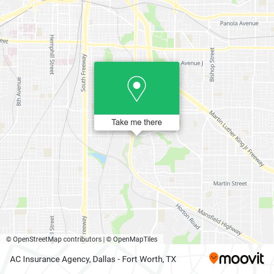 AC Insurance Agency map