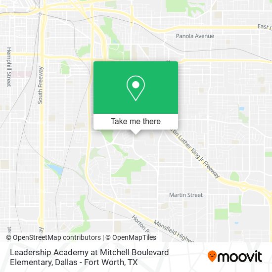 Mapa de Leadership Academy at Mitchell Boulevard Elementary