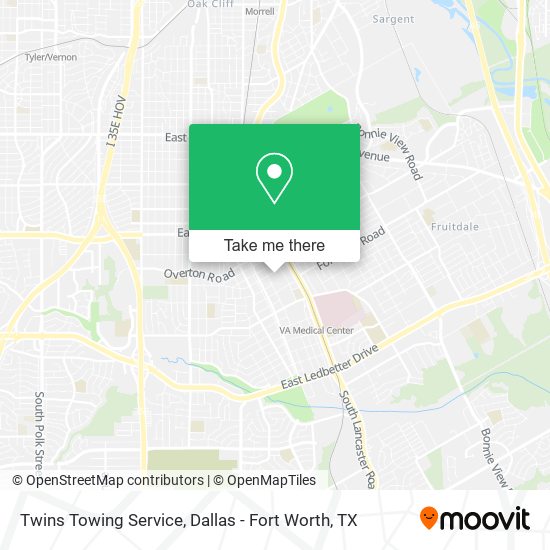 Mapa de Twins Towing Service