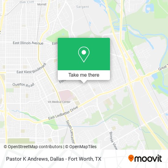 Pastor K Andrews map
