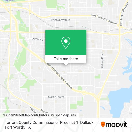 Mapa de Tarrant County Commissioner Precinct 1