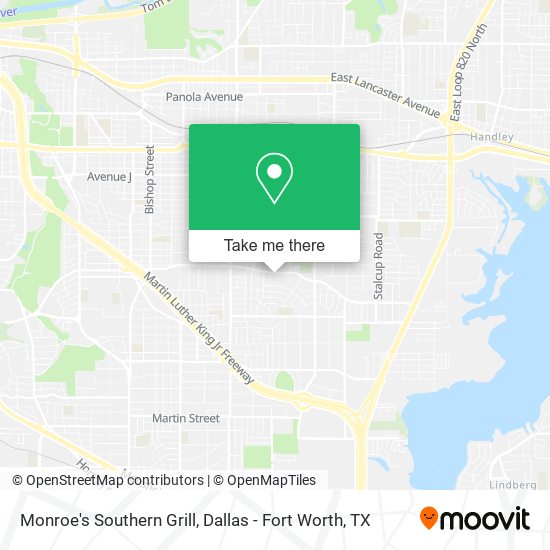 Monroe's Southern Grill map