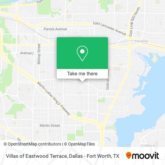 Villas of Eastwood Terrace map