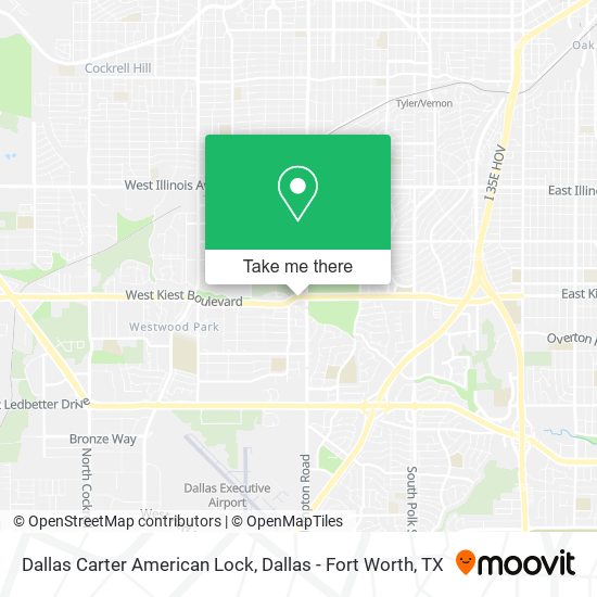 Dallas Carter American Lock map