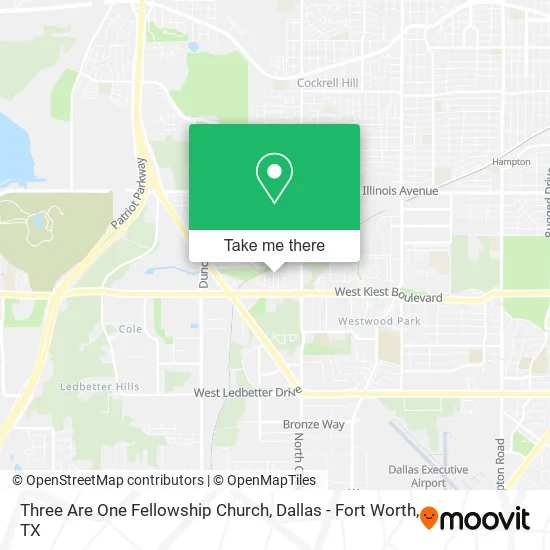 Three Are One Fellowship Church map
