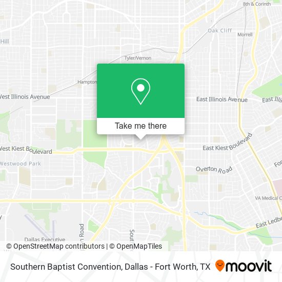 Southern Baptist Convention map