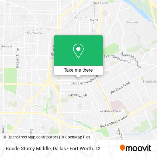 Mapa de Boude Storey Middle