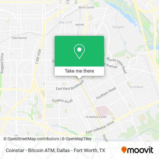 Mapa de Coinstar - Bitcoin ATM