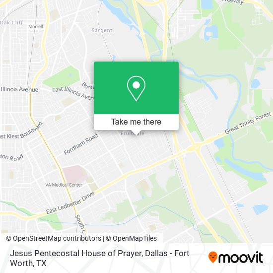 Mapa de Jesus Pentecostal House of Prayer