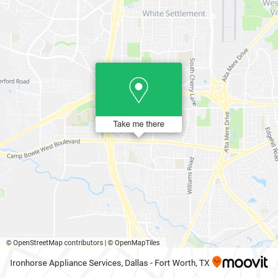 Mapa de Ironhorse Appliance Services