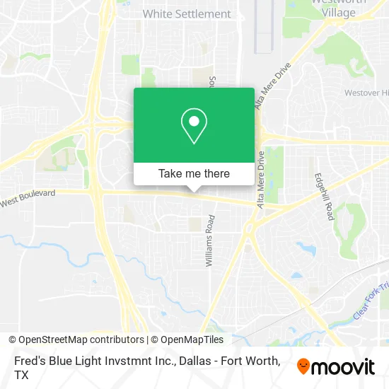 Fred's Blue Light Invstmnt Inc. map