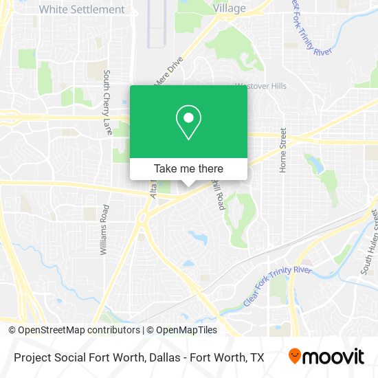 Mapa de Project Social Fort Worth