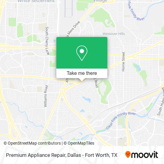 Premium Appliance Repair map