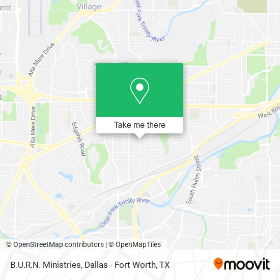 B.U.R.N. Ministries map