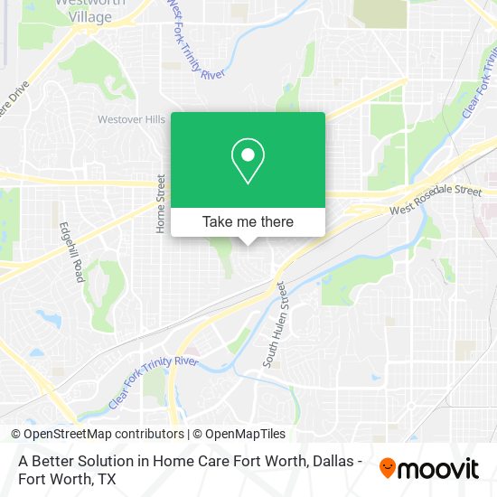 Mapa de A Better Solution in Home Care Fort Worth