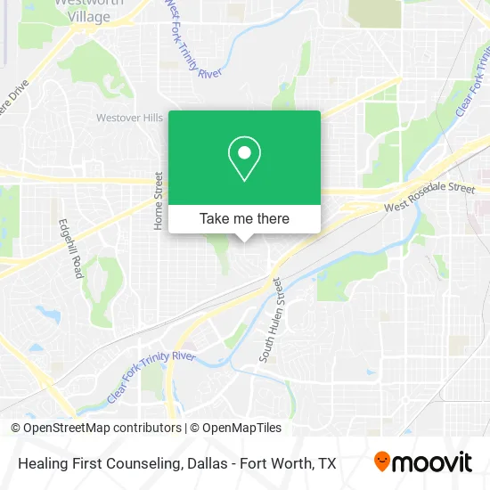 Healing First Counseling map