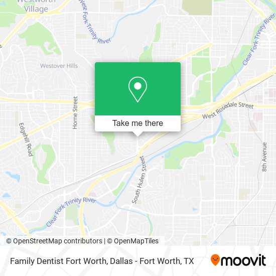 Mapa de Family Dentist Fort Worth