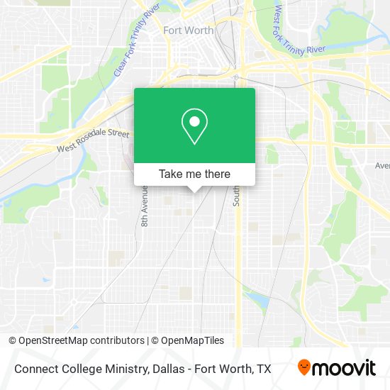 Connect College Ministry map