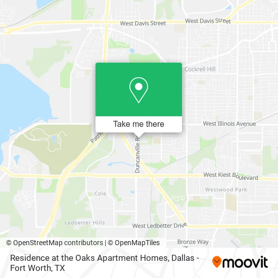 Residence at the Oaks Apartment Homes map