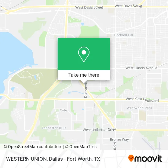 WESTERN UNION map