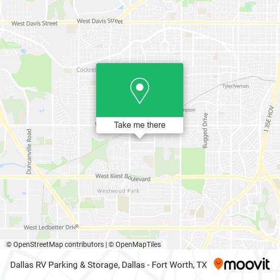 Mapa de Dallas RV Parking & Storage