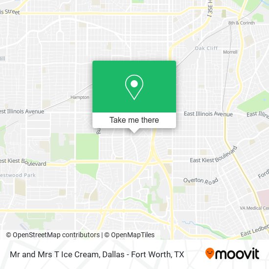 Mr and Mrs T Ice Cream map