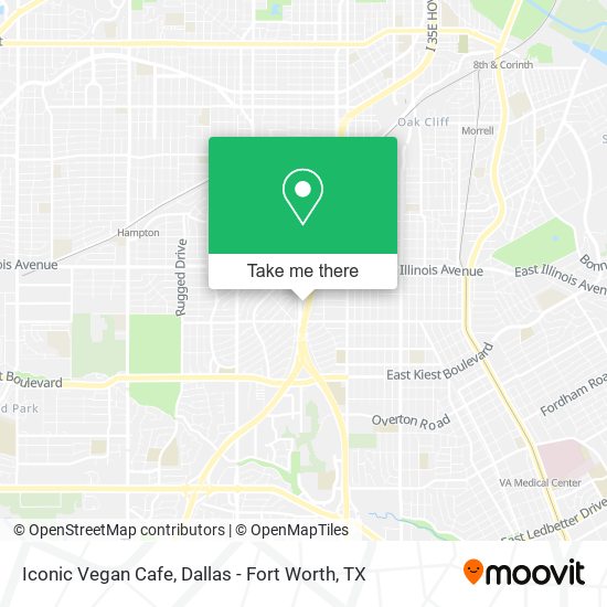 Iconic Vegan Cafe map