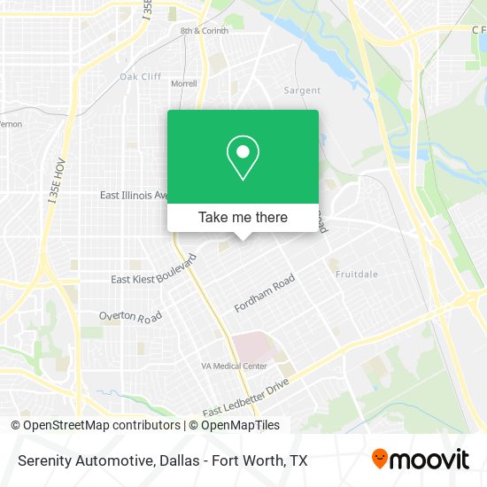 Serenity Automotive map