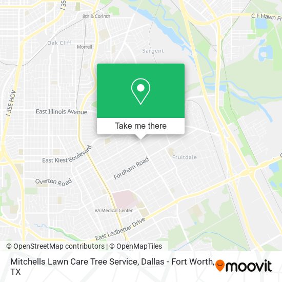 Mitchells Lawn Care Tree Service map