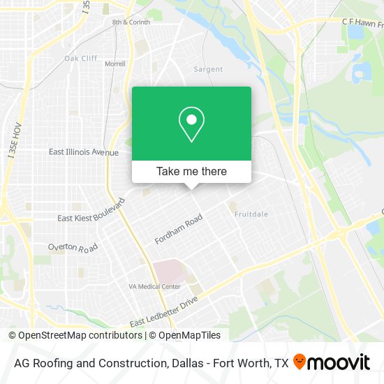 Mapa de AG Roofing and Construction