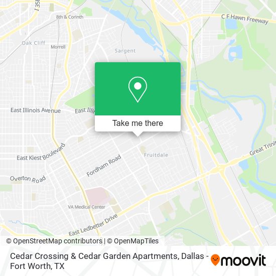 Cedar Crossing & Cedar Garden Apartments map