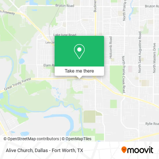 Mapa de Alive Church