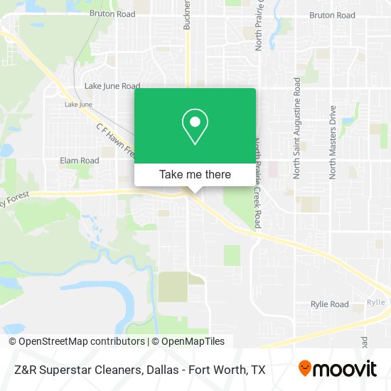 Z&R Superstar Cleaners map