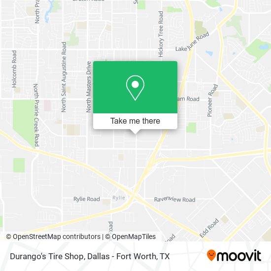 Durango's Tire Shop map