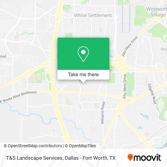 T&S Landscape Services map