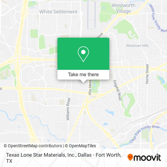 Texas Lone Star Materials, Inc. map
