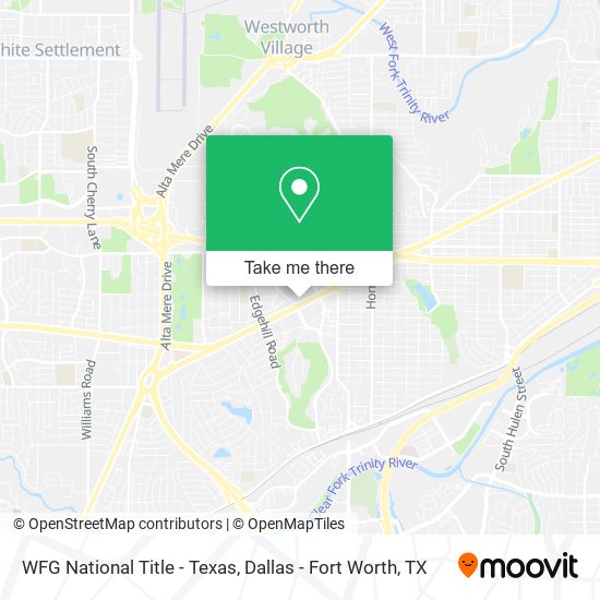 Mapa de WFG National Title - Texas